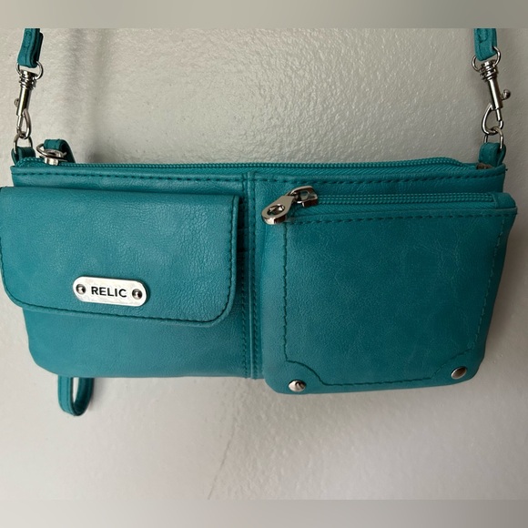 Relic Teal Mini Crossbody Bag - Picture 3 of 9